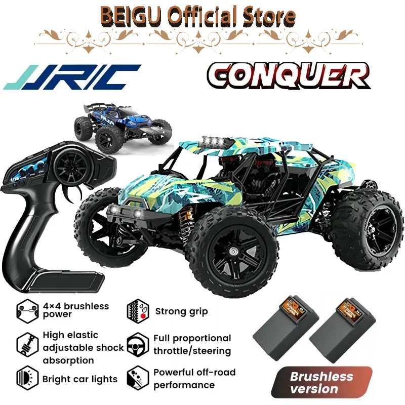 

Автомобильный дирижабьютор JJRC для детей, Камион с монстросом, 1:14, 70 км/ч 50 км/ч, 4WD, с дистанционным управлением