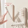 Clothes Rack Wall-mounted Storage Hangers Dormitory Students Hangers Hooks Simple Folding Non-slip Clothes Hangers Clothing Rack 4