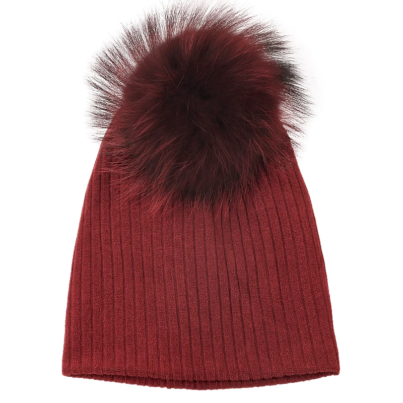 Gorro Com Pompom Personalizado - Caveira Bordado, Acrílico, Tamanho Único