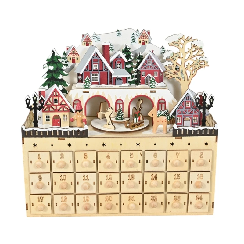 Calendario De Cuenta Atrás Navidad 2025 Con 24 Colgantes De Animales Acrílicos – Decoración Colgante 2D Para Ventanas, árbol, Hogar, Regalo Para Adultos Y Niños, Caja De 26x18 Cm
