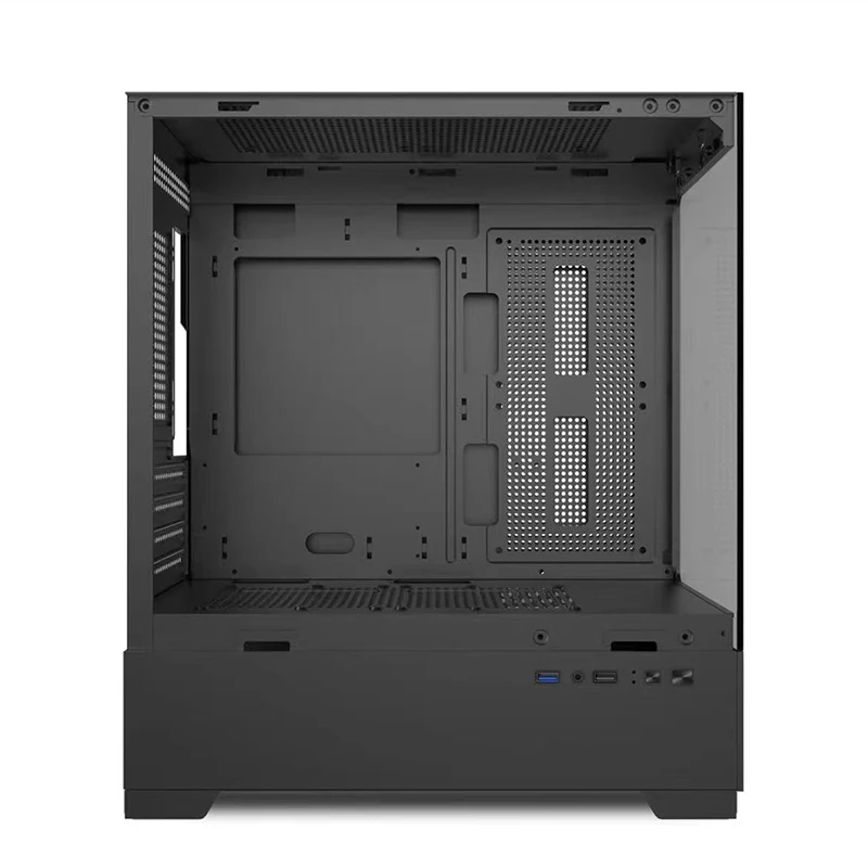 Power Train Illusory Mirror Black/White MATX Sea View Room Case 240 Water Cooled Cooling Desktop Assembled Computer Case