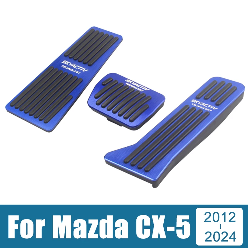 

Car Accelerator Brake Pedals Cover For Mazda CX5 CX-5 KE KF 2012 2013 2014 2015 2016 2017 2018 2019 2020 2021 2022 2023 2024