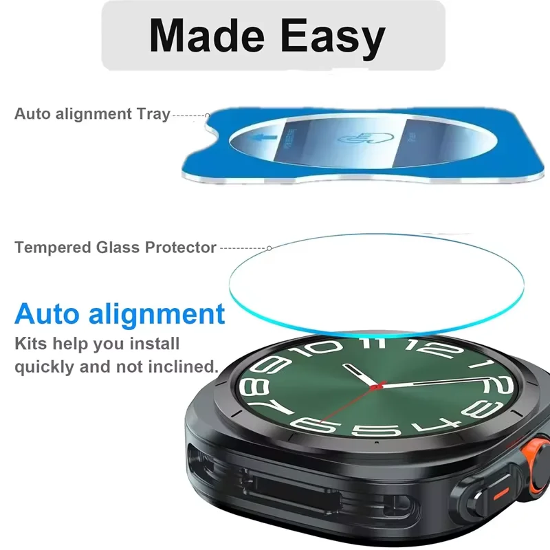 Enhanced Tempered Glass Screen Protector with Bumper