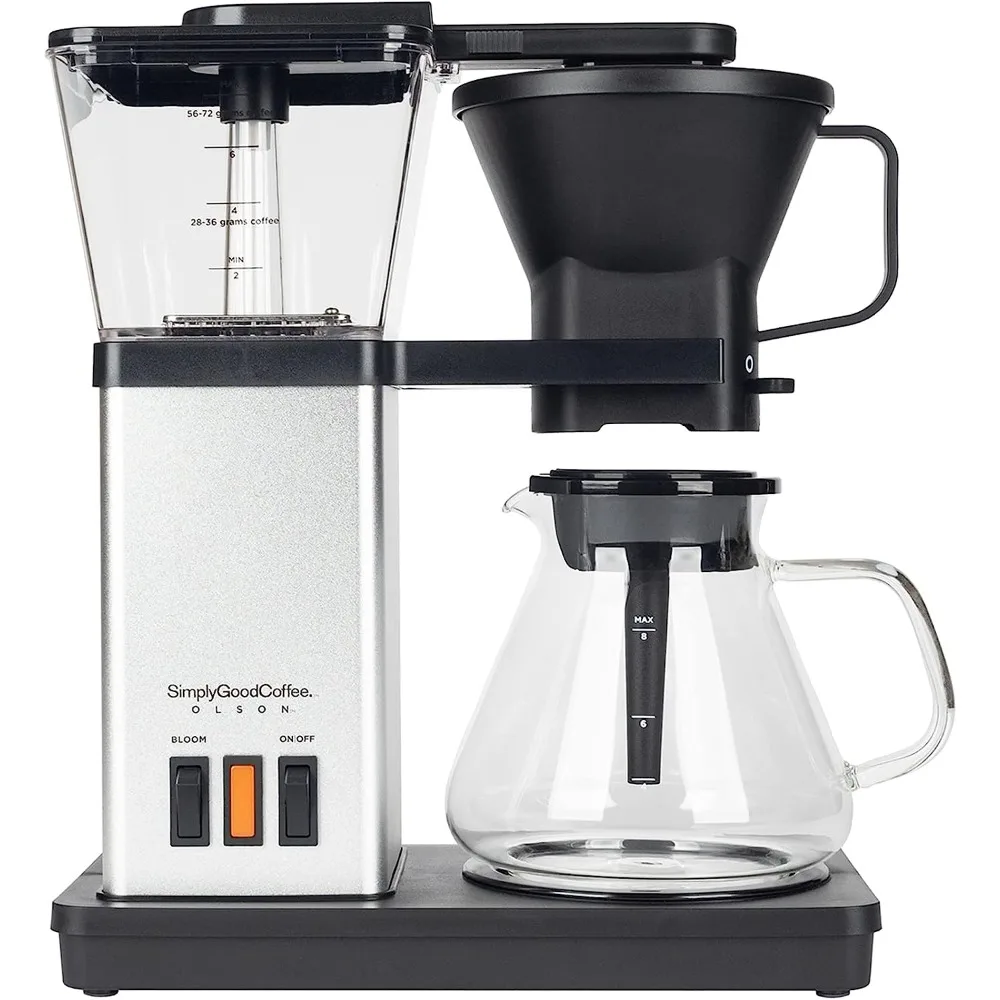 

Simply Good Coffee - Olson Coffee Brewer, 8 Cup Coffee Brewer, Perfect Coffee Every time