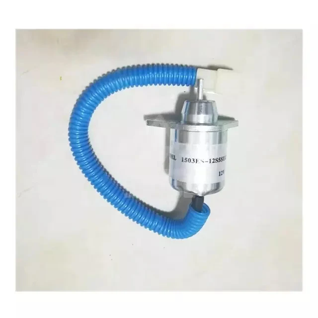 

1503ES-12S5SUC5S flameout motor solenoid valve 12v 24v diesel fuel stop solenoid valve for 4TNV94/ 4TNV98
