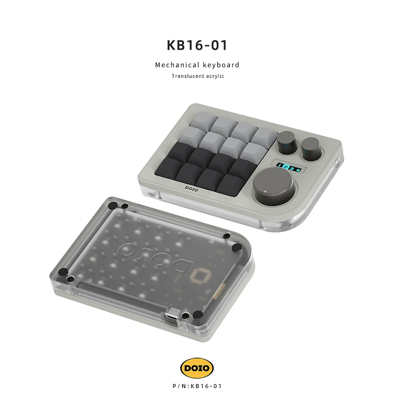キーボード DOIO KB16 レビュー DOIO KB16 片手専用マクロメカニカルキーボード – Gear