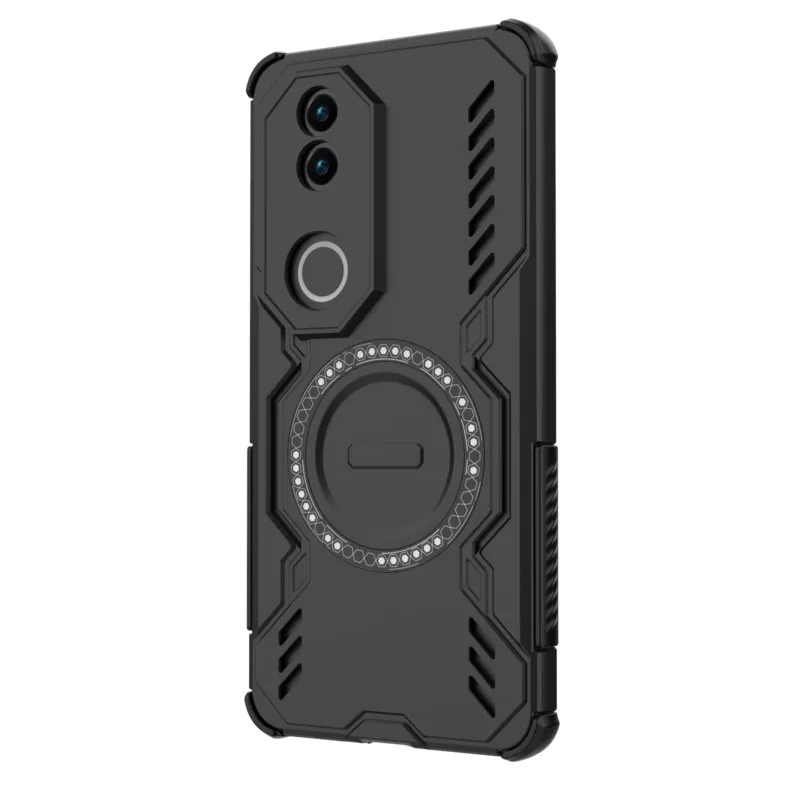 Magnetic Anti-Slip Shockproof Silicone Phone Case with Bumper Protection