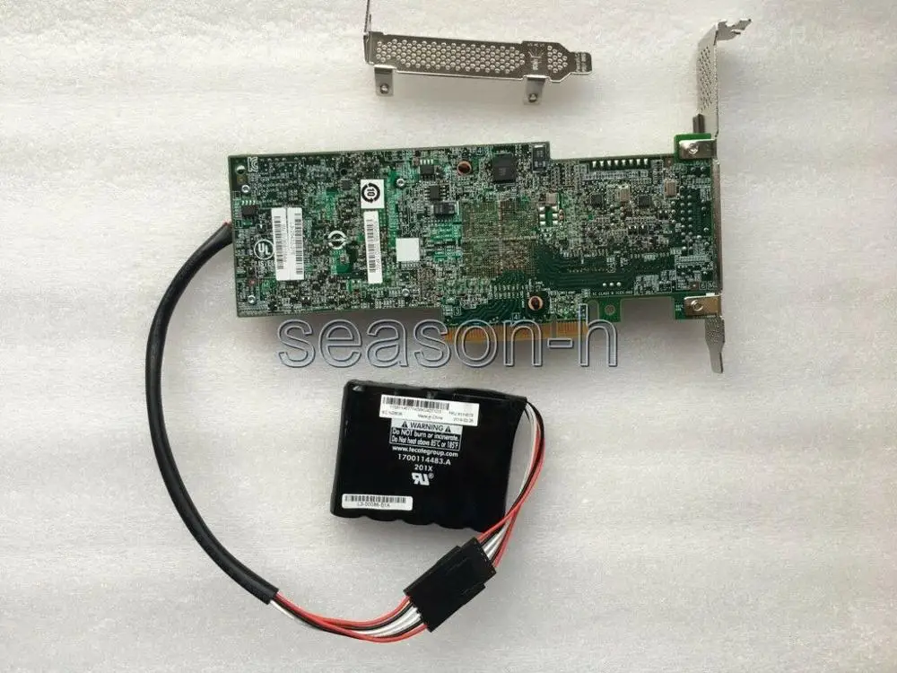 Pci-e Sassata 1gb Cache Controlador Raid Mais Bbu09 Supercap M5110 8-porto 6gb - Imagem 4