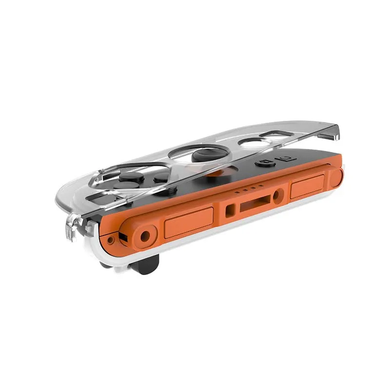 HBS-2816 Magnetic Hard Shell Transparent Case for Game Controller Protective Case Crystal PC Cover for Nintendo Switch 2 Joypad