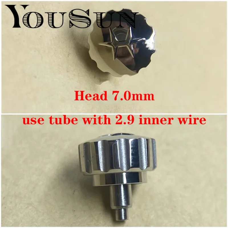 Per Hamilton Scubaauto Watch Head Watch Crown 7.0Mm Con 2.9 Raccordi Per Tubi