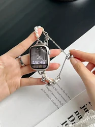 Premium Replacement Strap - 38mm40mm41mm (Silver white)