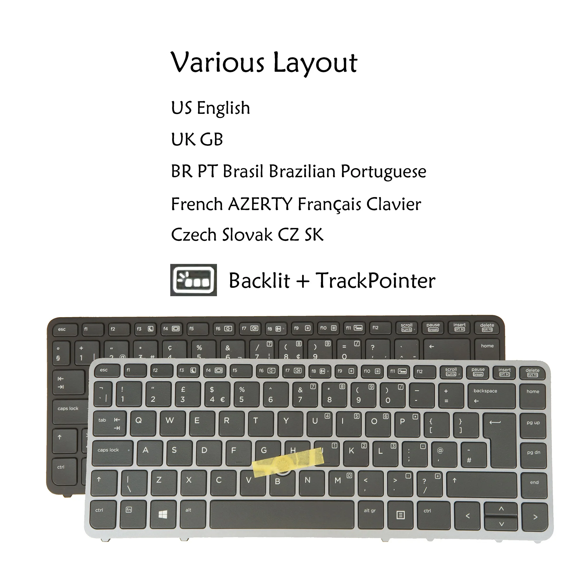 

Клавиатура для ноутбука HP Elitebook 740 G1 G2, 745 G2, 750 G1 G2, 755 G2