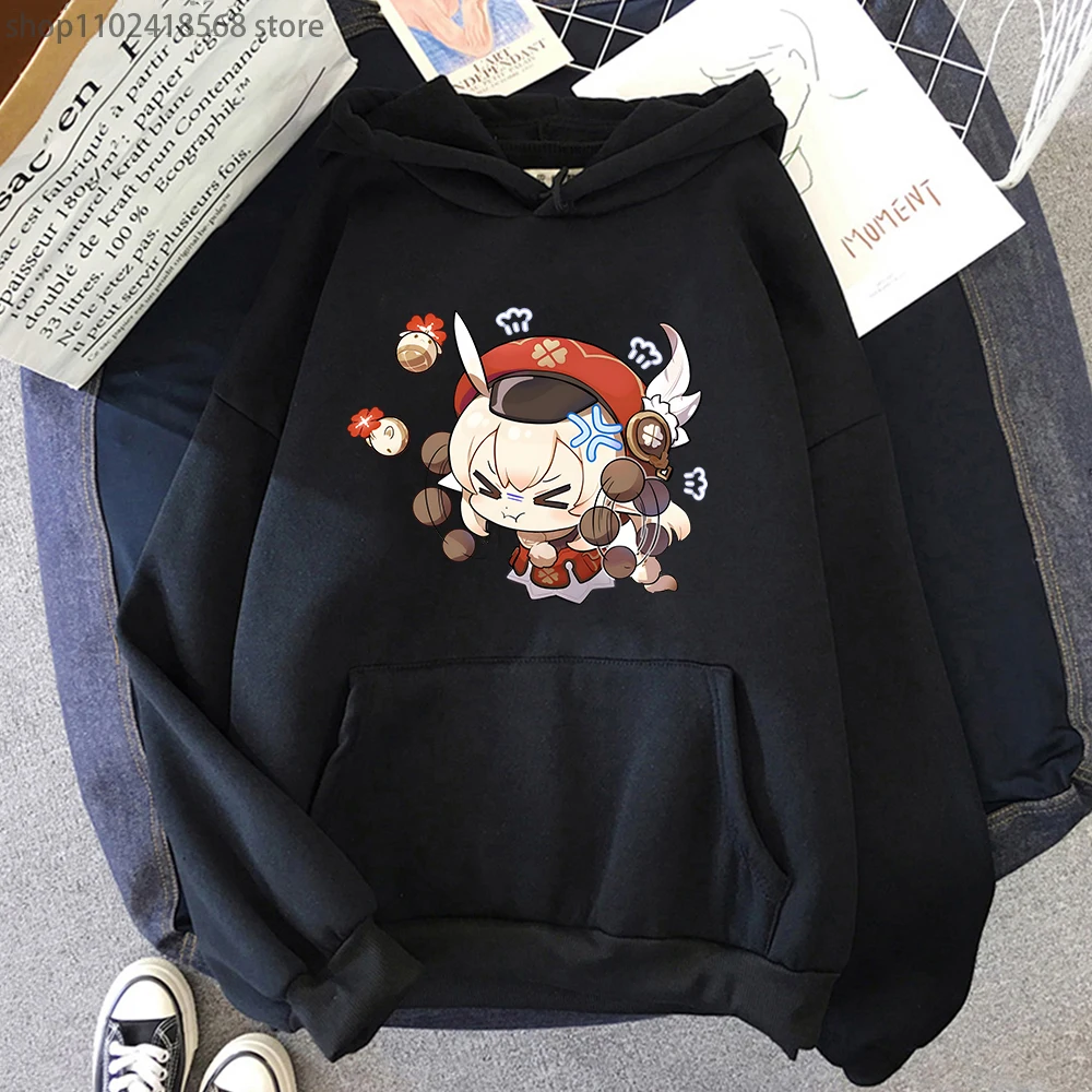 

Genshin Impact Hoodie Men/women Anime Cartoon Klee Chibi Print Sweatshirt Long Sleeve Funny EU Size Sudaderas Para Mujer Casual
