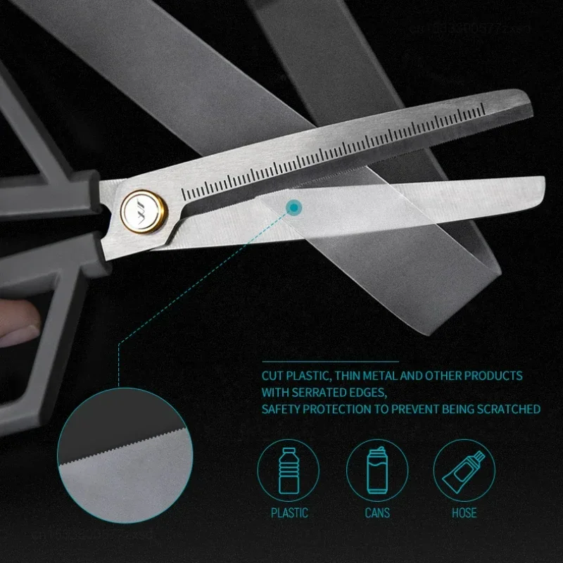 JIMIHOME 가위 및 다용도 칼 세트 조절 가능한 보호 덮개 공예용 재단사 문구류 사무용 수공예 절단 미술 도구