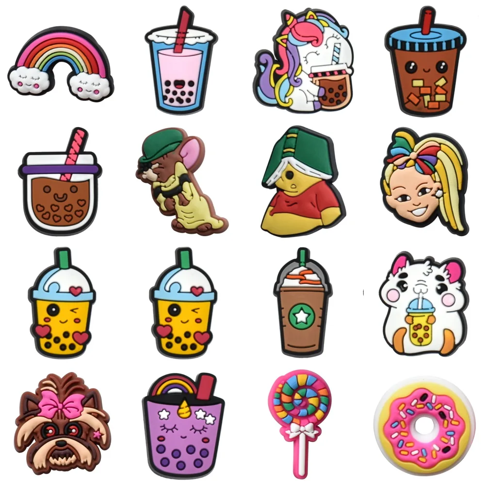 

JIBZ 1 шт. подвески из ПВХ в виде пузырьков для обуви, наручный рюкзак, аксессуары для украшения обуви, Кроксы, подарок на Рождество для детей и женщин