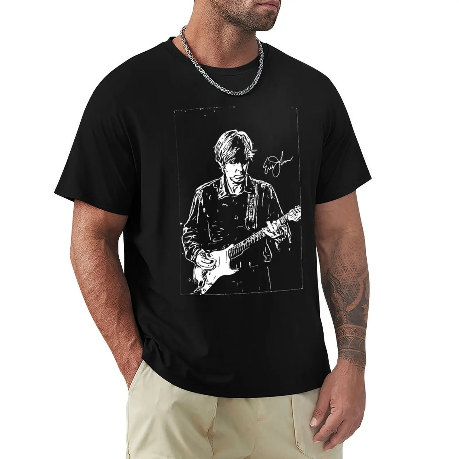 

Eric Johnson Guitar T-Shirt heavyweights sweat men clothes