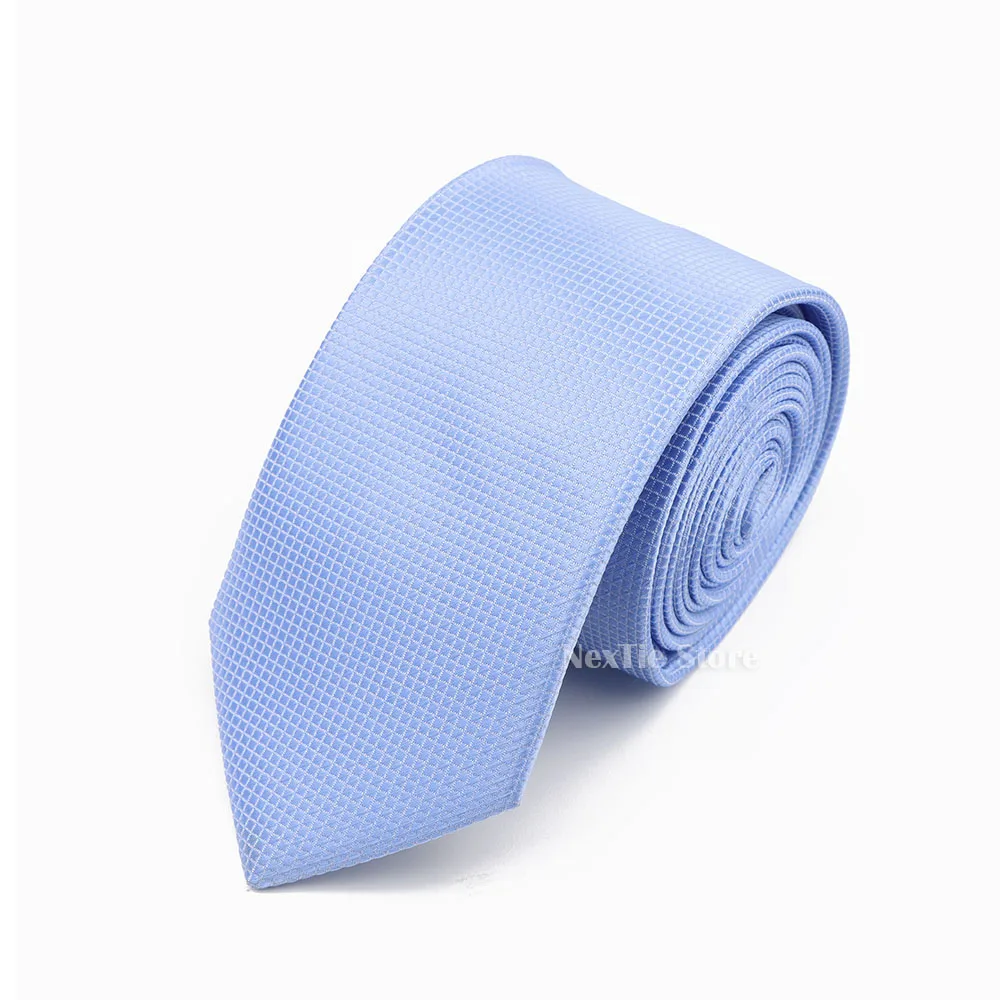 Klassische Herren- und Damen-Krawatte, einfarbig, 6 cm, Polyester, Hochzeitskrawatte, formelle Business-Krawatte, einfache Accessoires, Geschenk – Detail 13