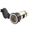 Car Cigarette Lighter Power Socket Plug 12V 10A Cigarette Lighter Socket Plug Outlet with Waterproof Cover Case Accessories 4