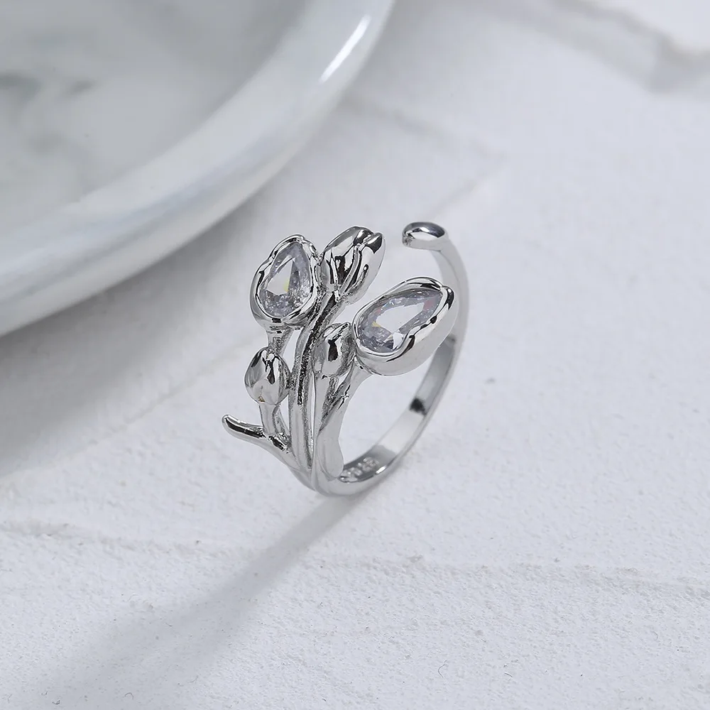 Curly Phone Ring Sterling Silver Ring - Shop Strelitzia Accessories General  Rings - Pinkoi
