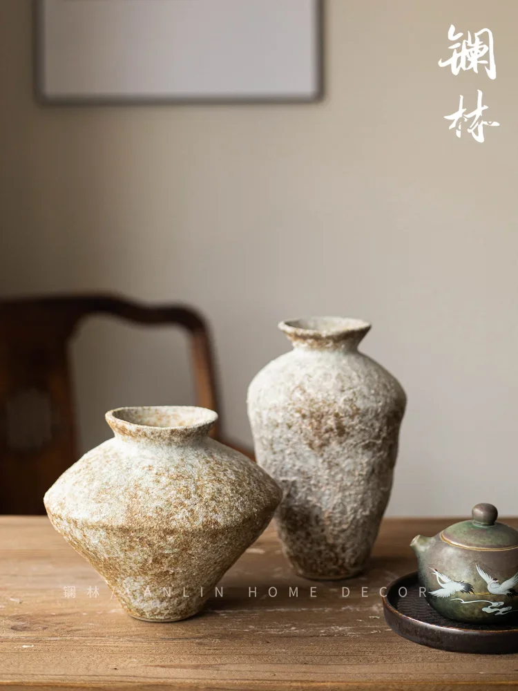 手作りのレトロなセラミック花瓶,書斎,ベッドと朝食,装飾品,禅,中国の