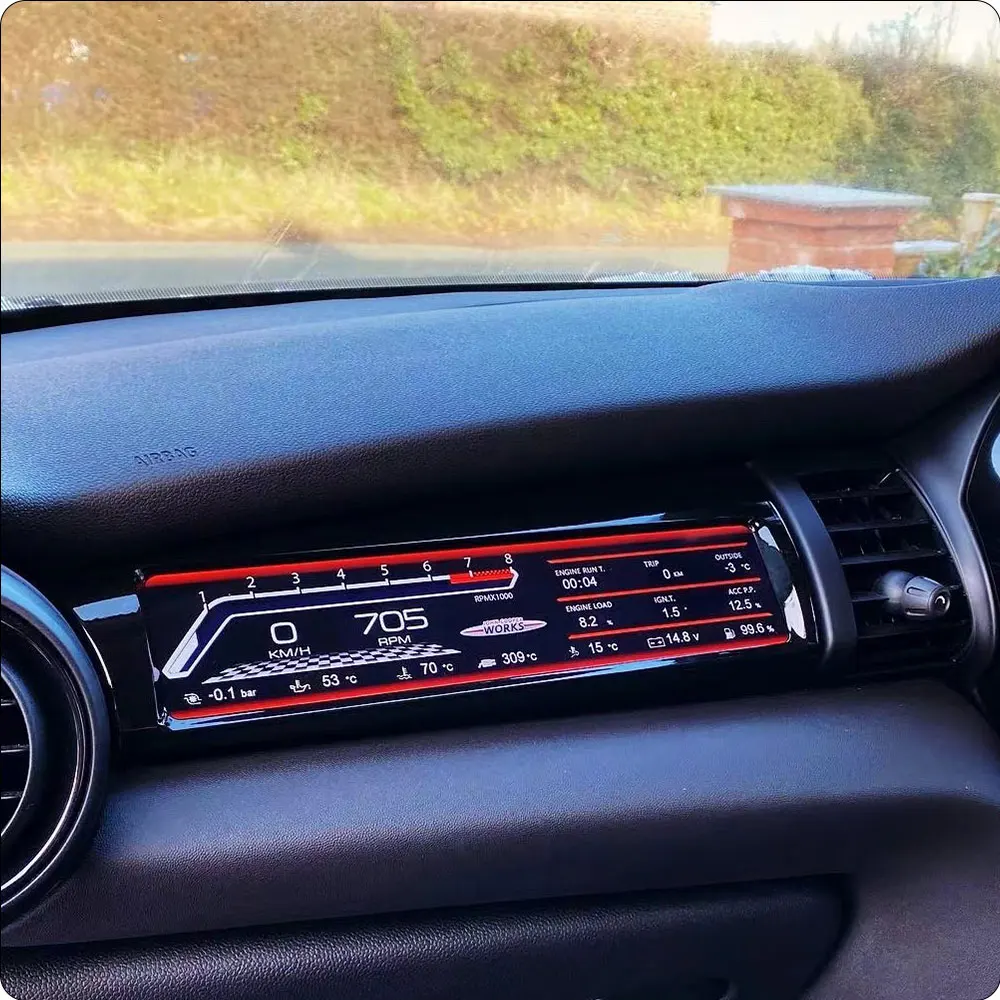 BMW 미니 쿠퍼용 디지털 클러스터, 자동차 라디오 멀티미디어 플레이어, 자동 지능형 속도 측정, F55, F56, F57 2015-2020