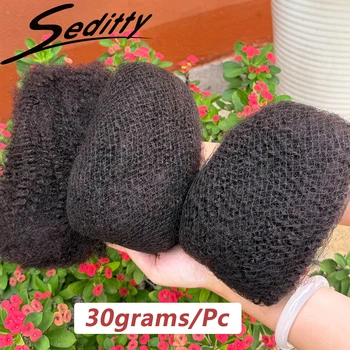 Afro Kinky Bulk Human Hair 30grams/pack Qvr Kinky Bulk Human Hair Braiding 100% Human Hair Afro Kinky Bulk For Micro Twist 1