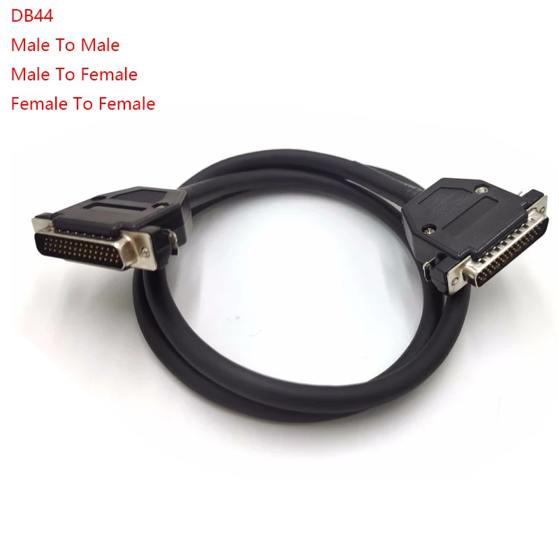 Macho para Macho Macho para Fêmea Fêmea para Fêmea Extensão Linha Cabo 44pin 44p 0.5m 1m 1.5m 2m 3m Pcs Hdb44 Db44