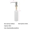 Kitchen Sink Liquid Soap Dispenser Pump 300ML Stainless Steel Liquid Soap Bottle Sink Mount Hand Pressure Soap Dispenser Bottle 6