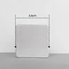 Square Aluminum-Alloy Steam Outlet Steam Sauna nozzle Head With Essence Oil Poacket For Bathroom Sauna Shower White Color 4