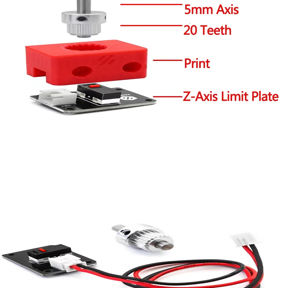 

VORON2.4 Z-Axis микропереключатель печатная плата со штырьком синхронизирующий колесный ограничитель Vowolong комплект 3D-принтера