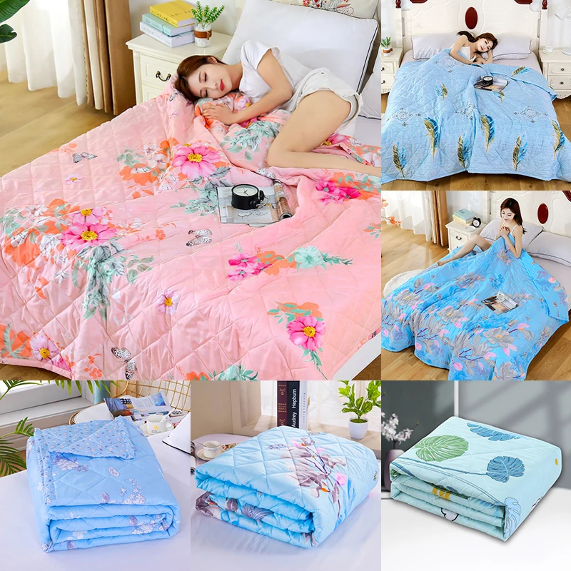 

Air Conditioning Is Summer Cool Quilt Double Thin Quilt Machine Washable Summer Single Dormitory Quilt
