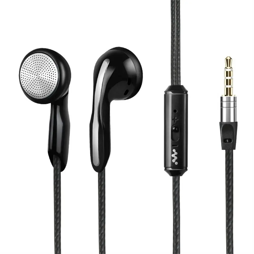 전자제품 노트북 소음 제거 스테레오 베이스 폰 헤드셋 3.5mm 인이어 이어폰 유선 이어폰 플랫 이어버드 스포츠 헤드셋