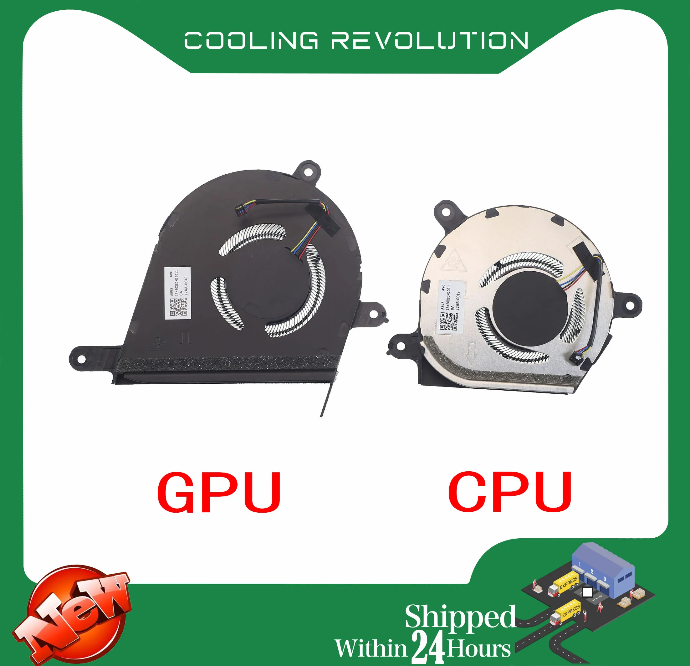 Portátil Cpu Gpu Ventilador de Refrigeração para Asus Zenbook Pro 14 Duo Oled Ux8402 Ux8402ze-aoq29085w 13nb0x80m19011 13nb0x80m20011