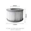 5-10pcs MSPA Inflatable Hot Tub Spa Bath Water Filter Cartridge Pump Replacement Kit For M-spa Inflatable Spa Swimming friendly 2