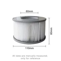 5-10pcs MSPA Inflatable Hot Tub Spa Bath Water Filter Cartridge Pump Replacement Kit For M-spa Inflatable Spa Swimming friendly 2