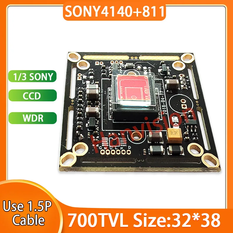 Фото Модуль камеры видеонаблюдения SONY CCD 4140 811 CVBS HD 700TVL №3