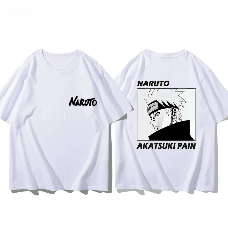 Premium Naruto Uzumaki Graphic Print Men's T-Shirt - 100% Cotton Luxury Designer Summer Tee