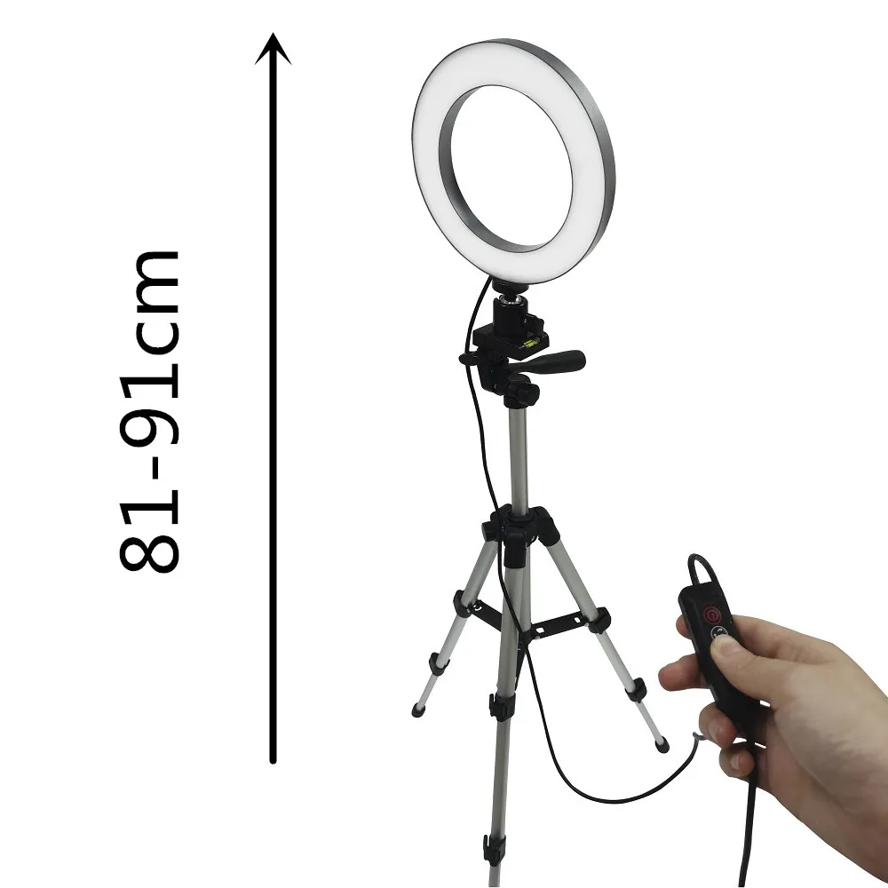 6" 10" LED Selfie Ring Light Studio Photography Photo Lights Fill Light Tripod for Mobile Phone Live Makeup VIPlink for AG 3