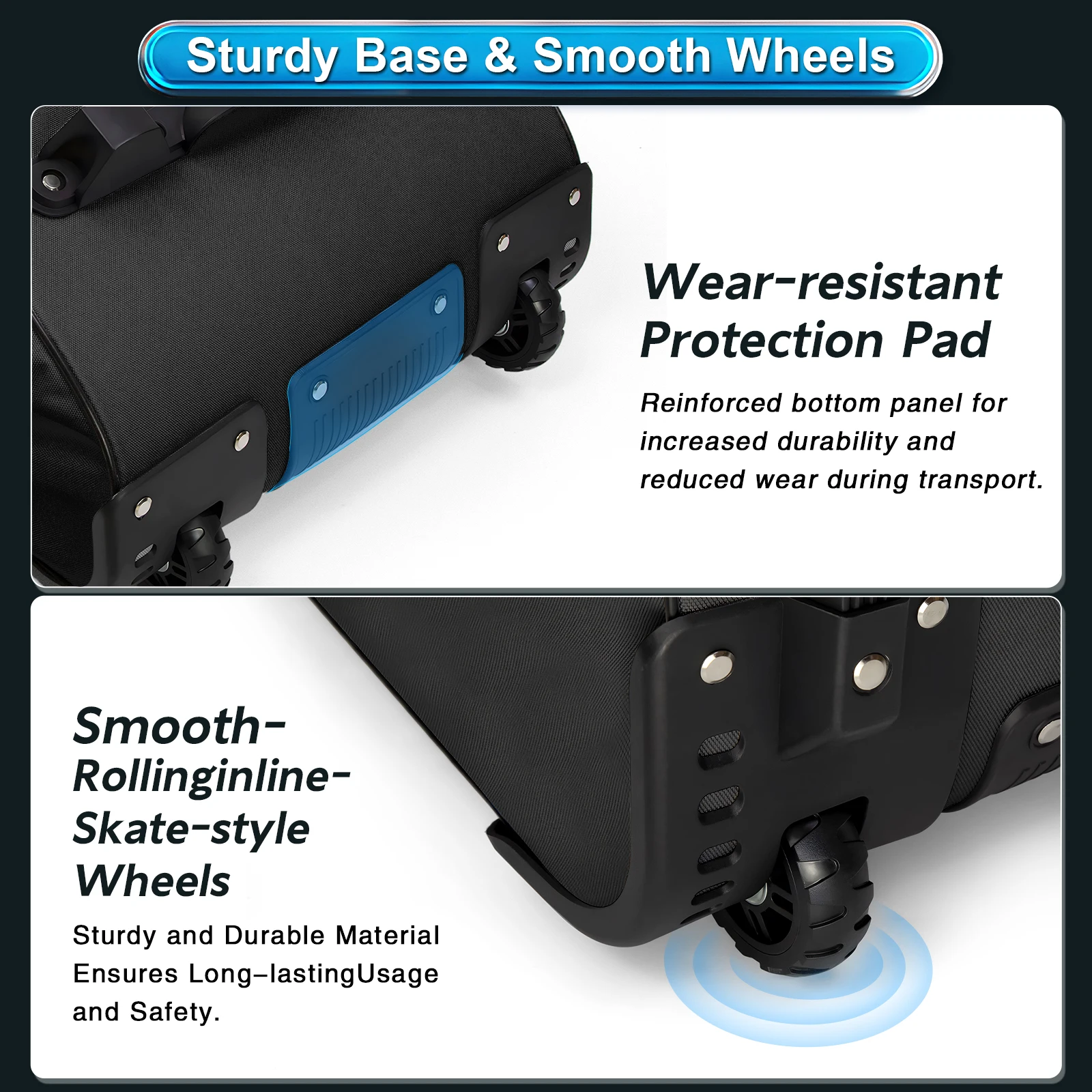 Heavy-Duty Wheeled Golf Travel Bag 3