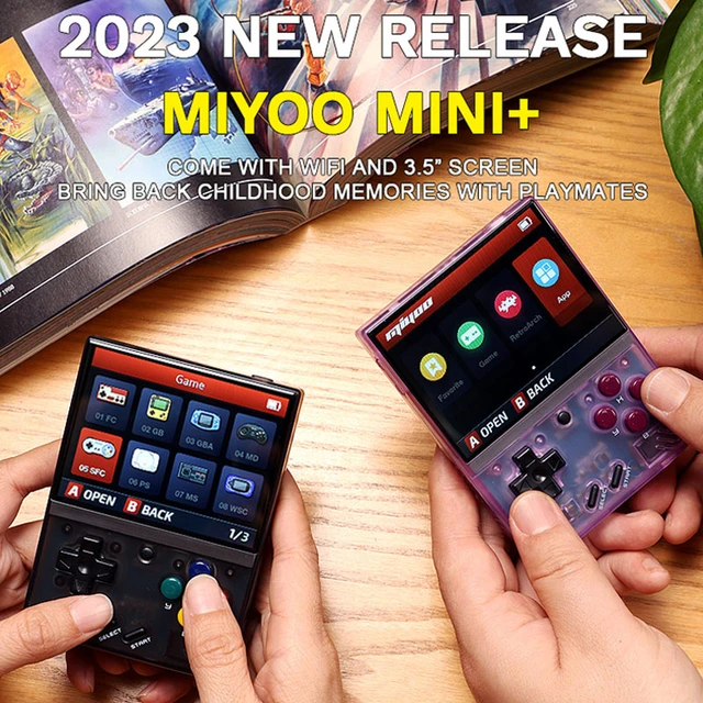 Miyoo Mini Plus Handheld Game Console Mini+ V3 Retro Game Video