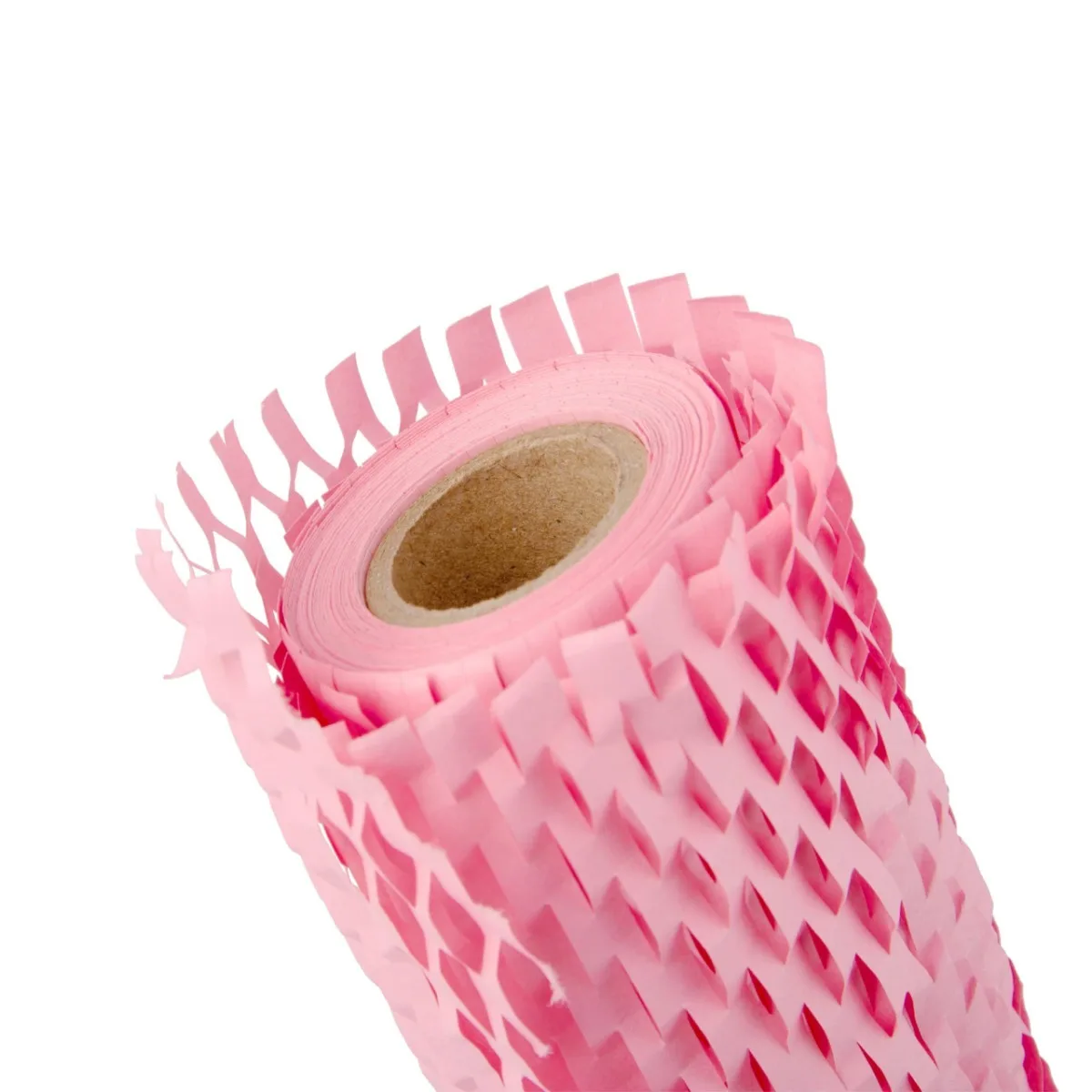 Pink Honeycomb Cushion Wrapping Paper For Protecting Fragile Items, Honeycomb Packaging Paper, Transportation Protection