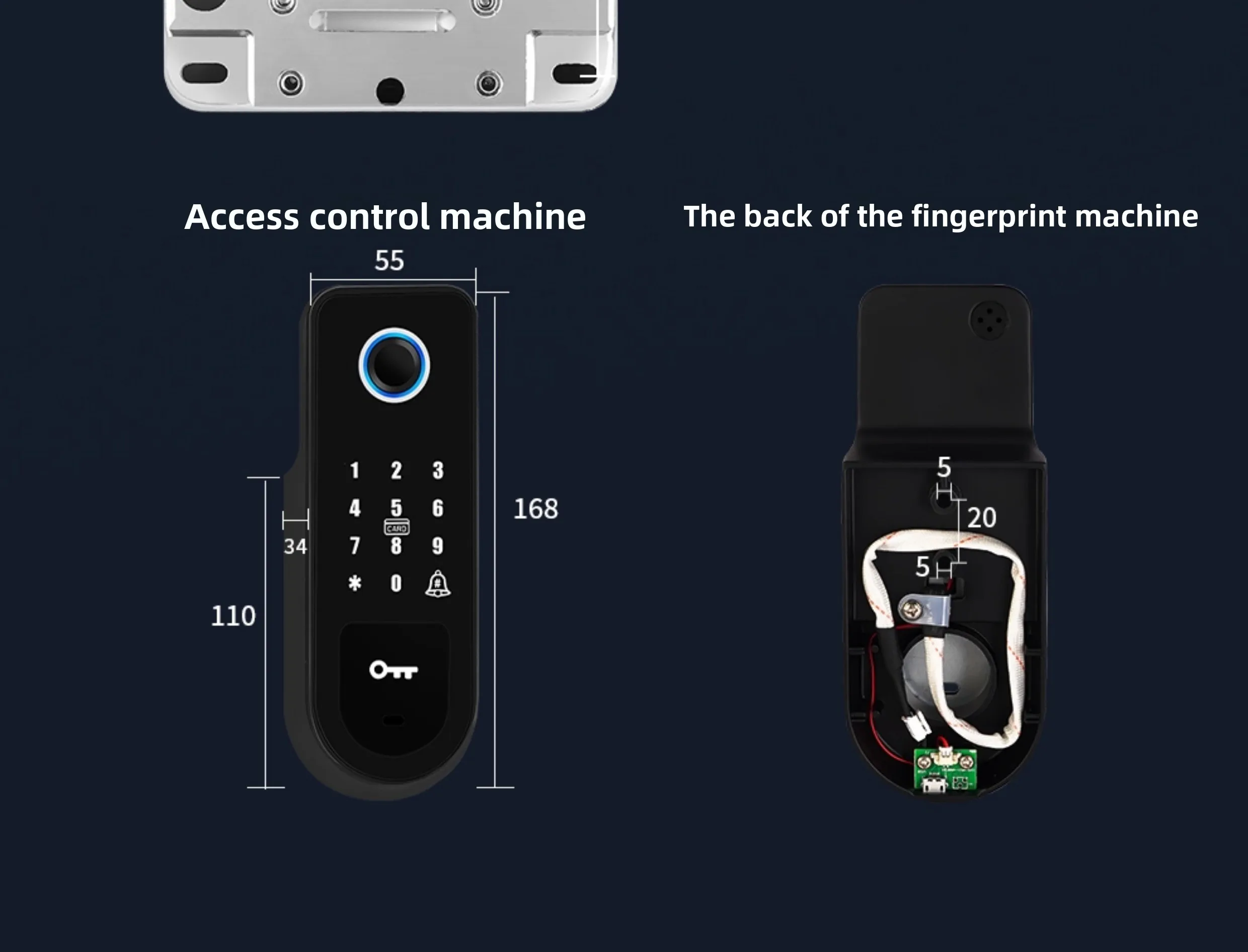 Wireless electronic control lock, card swiping electronic remote control access