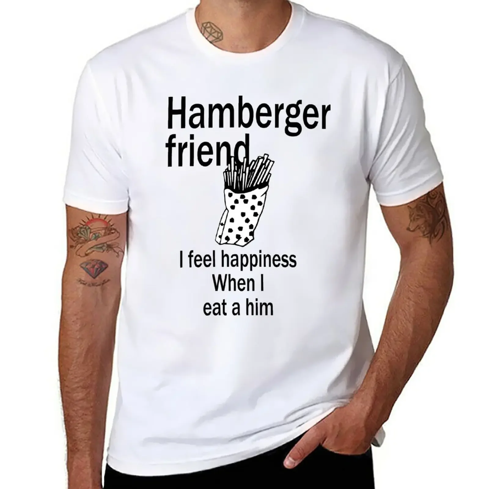 

Hamberger friend (Faithful Reproduction) T-Shirt hippie clothes customizeds mens graphic t-shirts anime