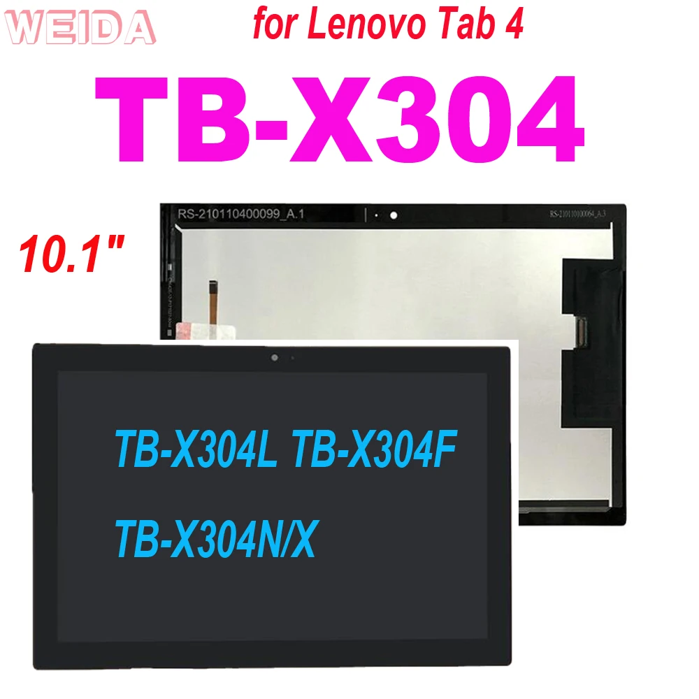 

For 10.1" Lenovo Tab 4 TB-X304L TB-X304F TB-X304N/X X304 LCD Display Matrix Module + Touch Screen Panel Digitizer Assembly