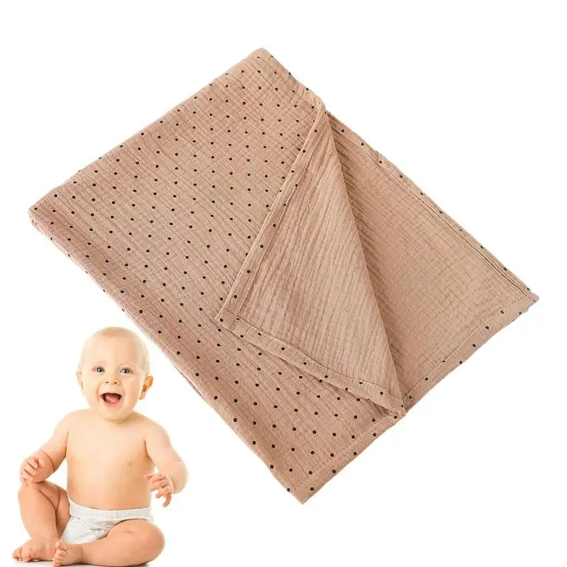 

Muslin Swaddle Blanket Cotton Toddler Summer Swaddle Blanket Comfortable Receiving And Wrapping Skin-Friendly Unisex Bath Towel