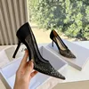 2024 Summer New Brand Fashion Sequined Mesh Women Pumps Elegant Pointed toe Rhinestones Stiletto High heels Wedding Bridal Shoes 5