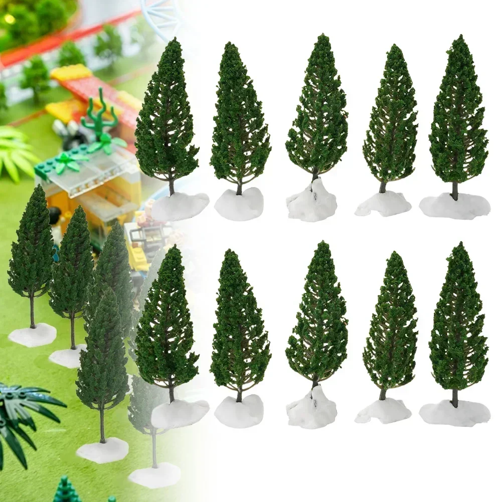 Model Trees 3D Landscape Artificial Miniature Tree Scenery Decoration Model Willow Trees Layout Train Railway 40-10pcs 3.5-15cm model tree ornament miniature ornament miniature tree ornament