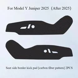 Premium Car Door Anti - Kick Protective Pad - Door Panel & Seat Side Kick Mat Accessory (Seat Carbon fiber)