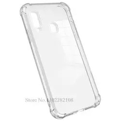 Transparent Silicon Phone Case for Samsung Galaxy A20 Series (Transparent Case)
