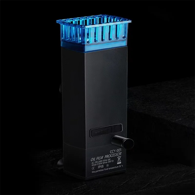 

220V 300L/H Mini Automatic Fish Tank Electric Degreaser Oil Processor Oxygenation Aquarium Filter
